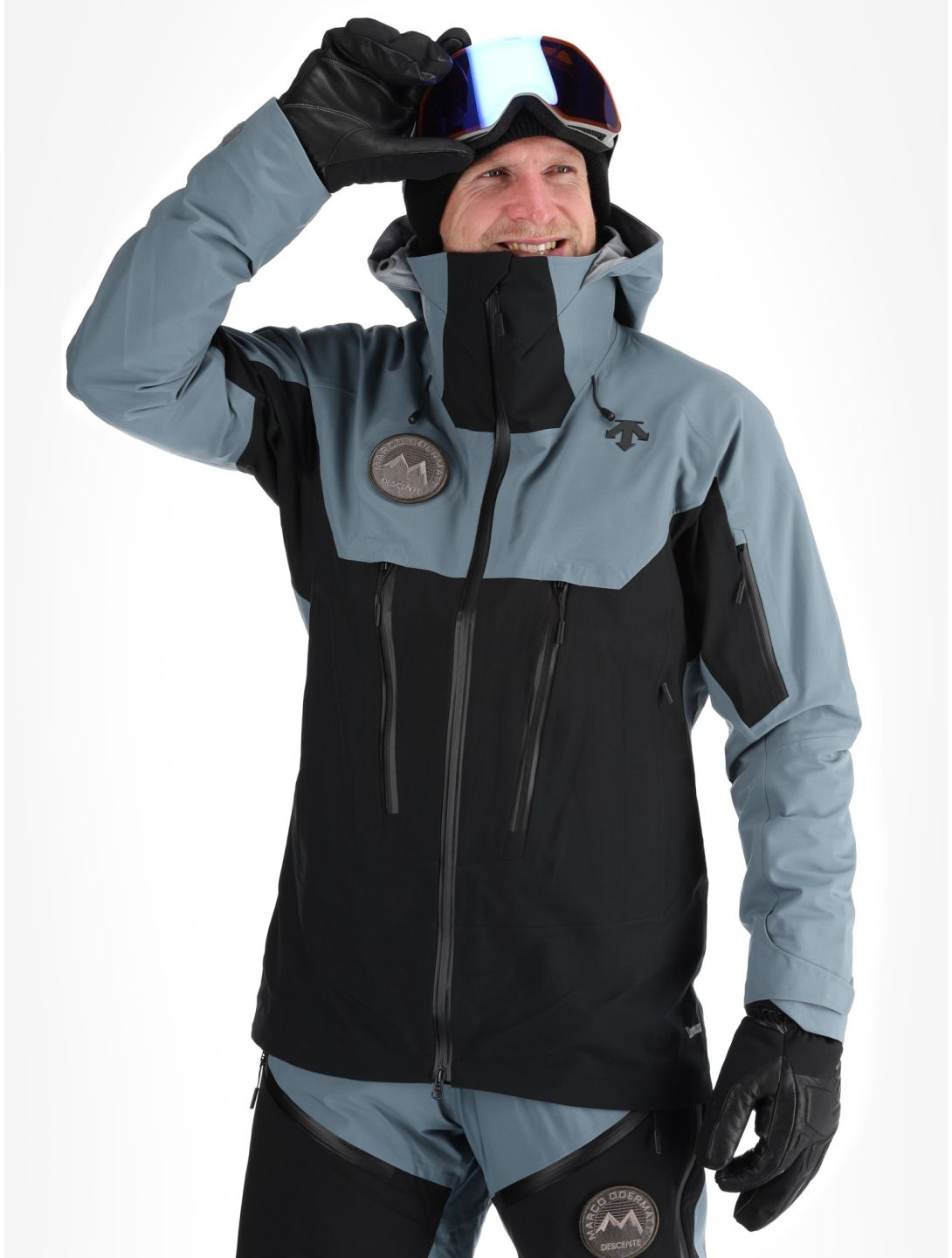 Descente, M-GK50M veste de ski à coque dure hommes Storm Weather Grey gris 