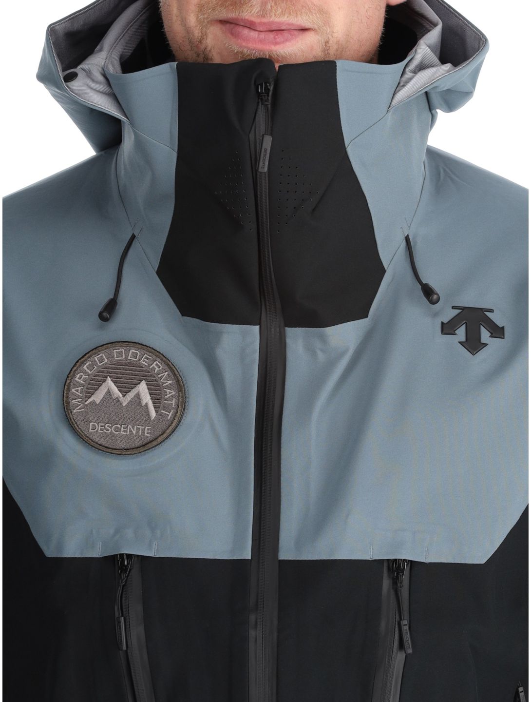 Descente, M-GK50M veste de ski à coque dure hommes Storm Weather Grey gris 