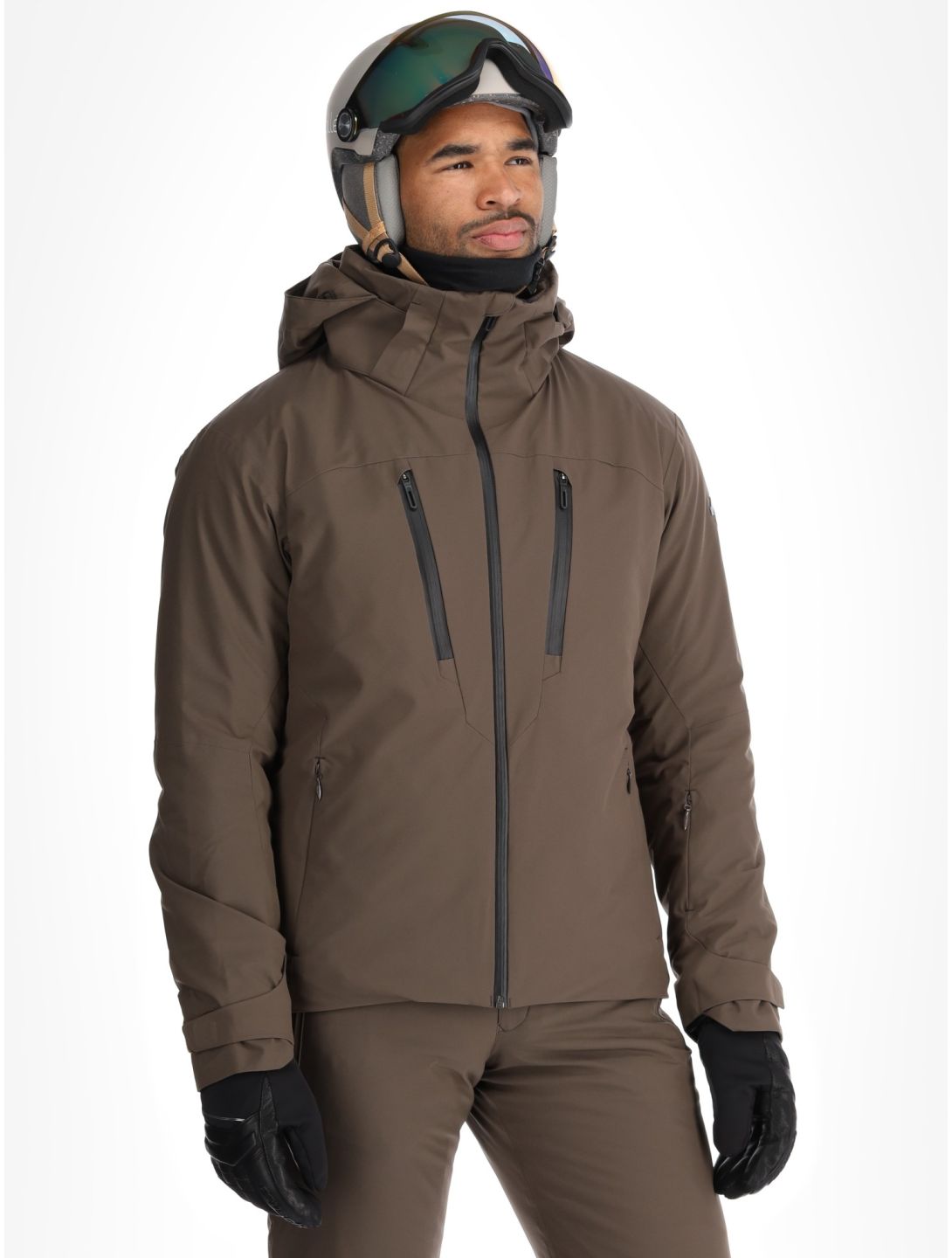 Descente, M-GK80 veste de ski hommes Bark Brown brun 