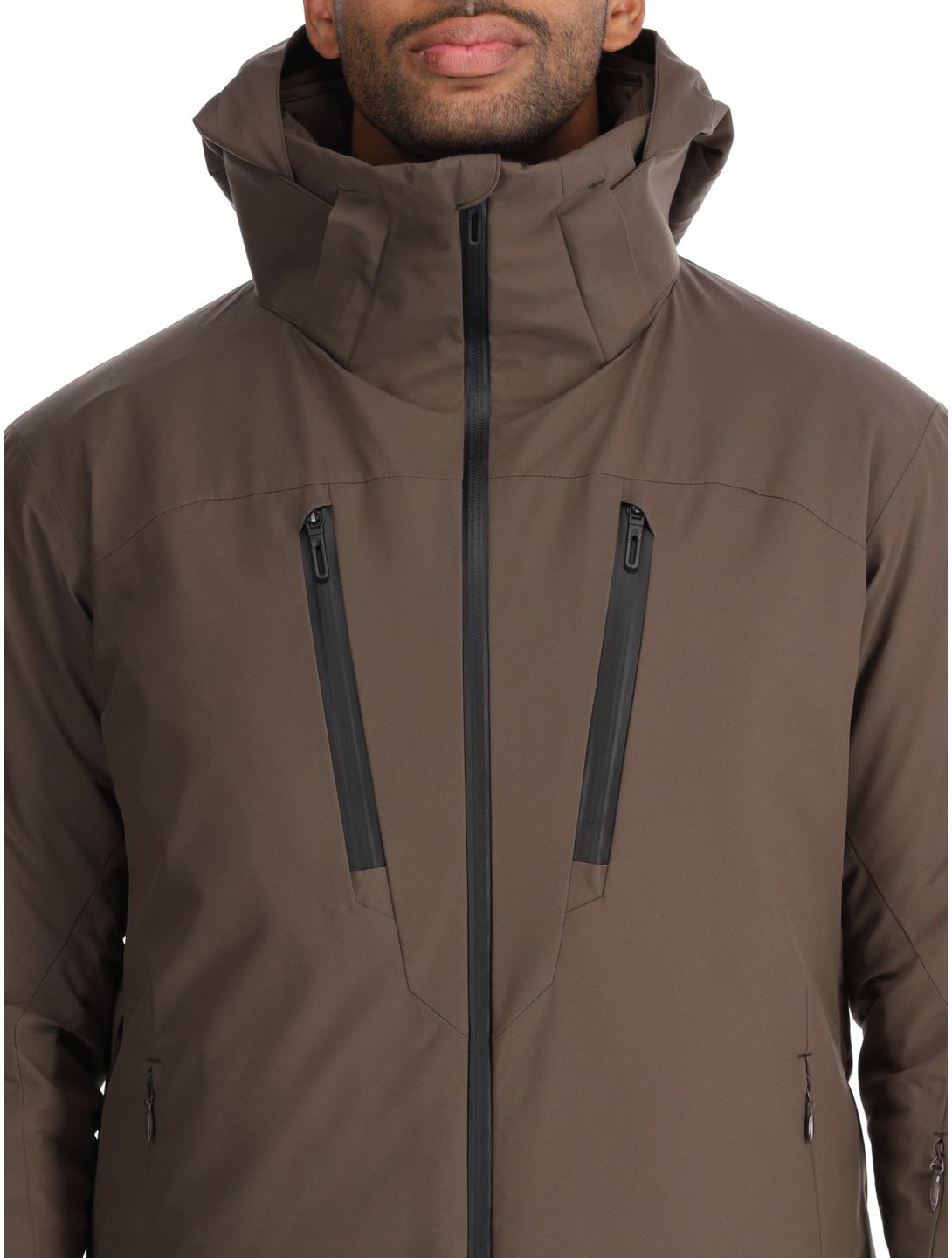 Descente, M-GK80 veste de ski hommes Bark Brown brun 