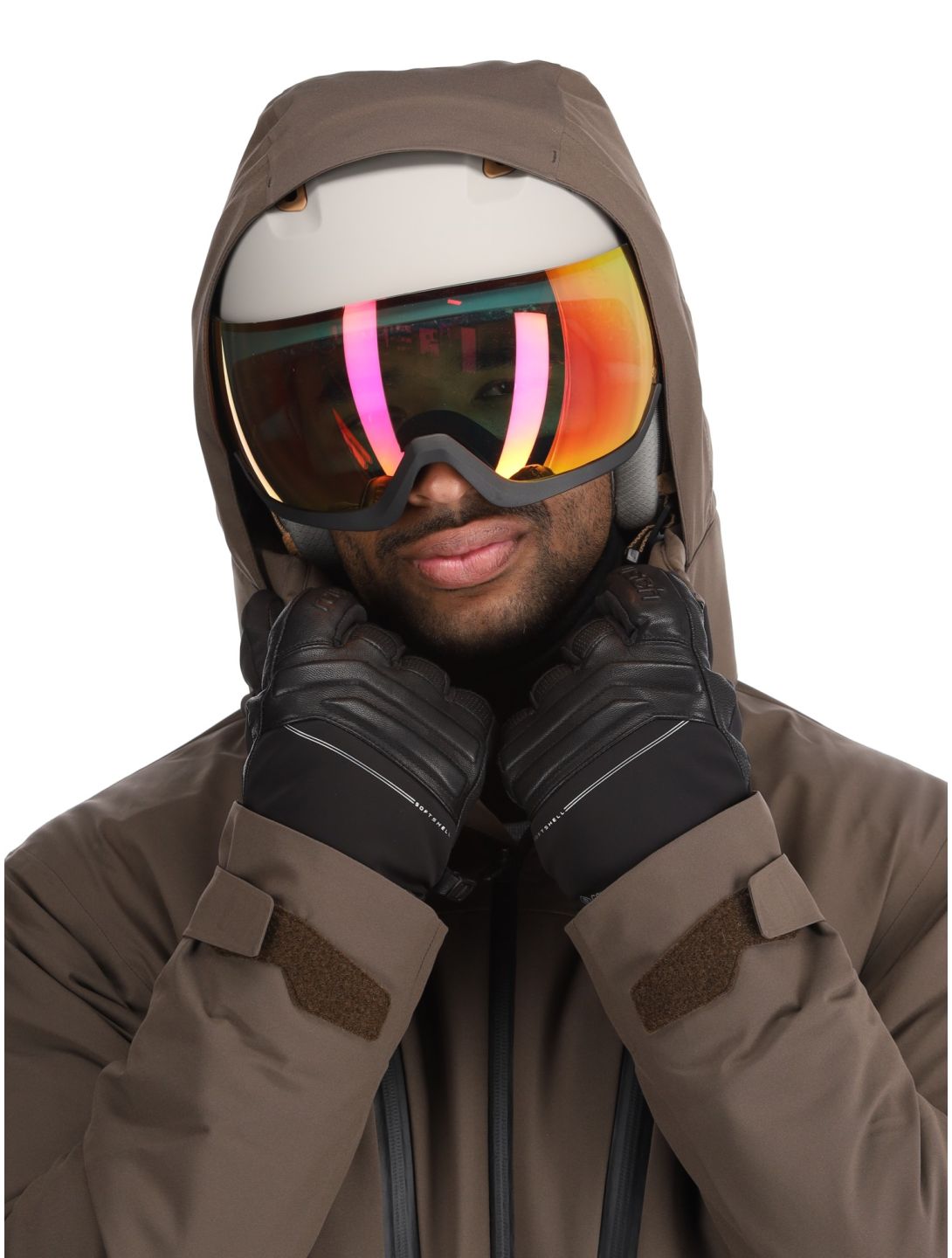 Descente, M-GK80 veste de ski hommes Bark Brown brun 