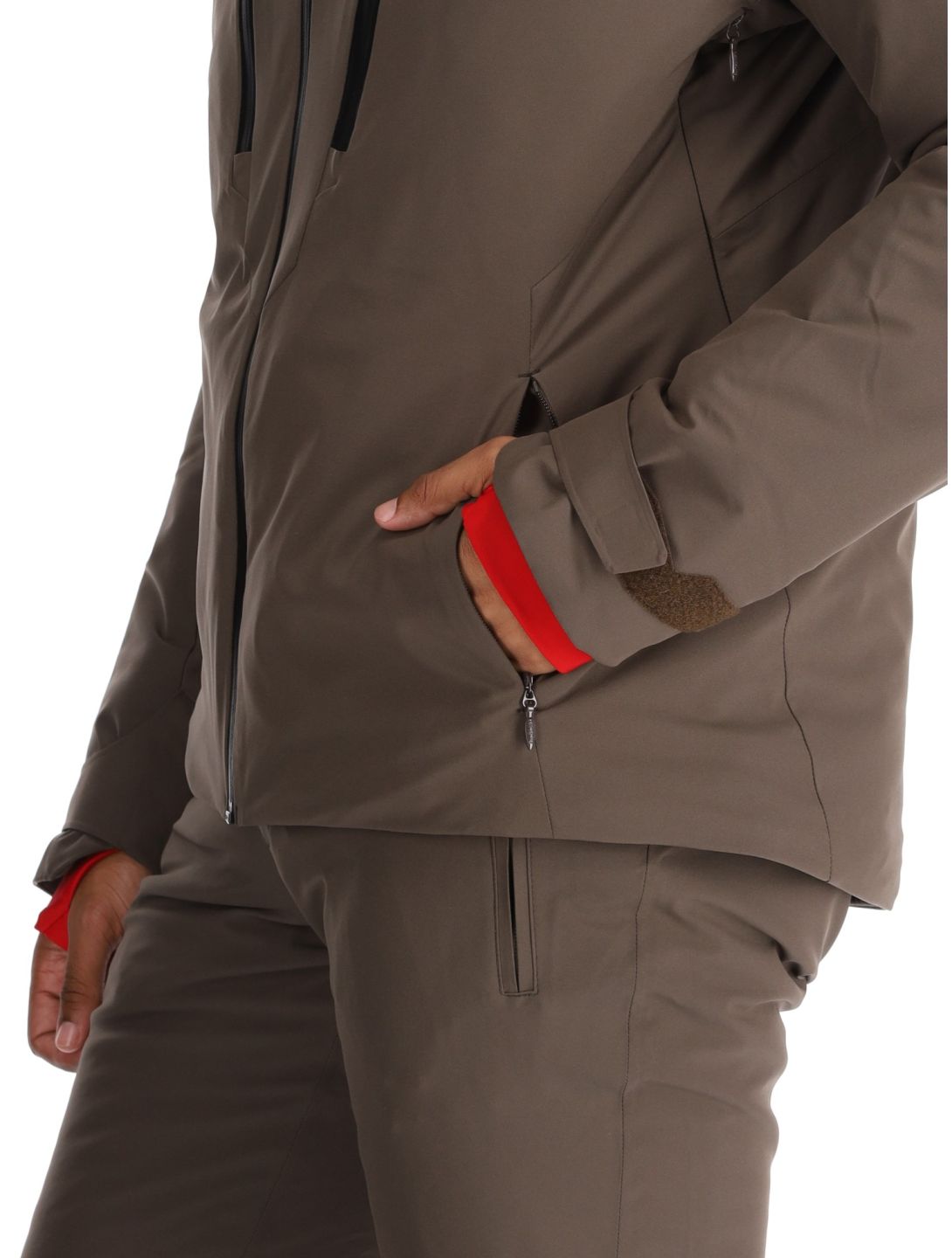 Descente, M-GK80 veste de ski hommes Bark Brown brun 