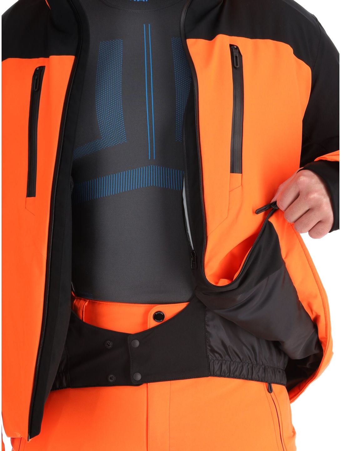 Descente, M-GK80 veste de ski hommes Momiji Orange orange 