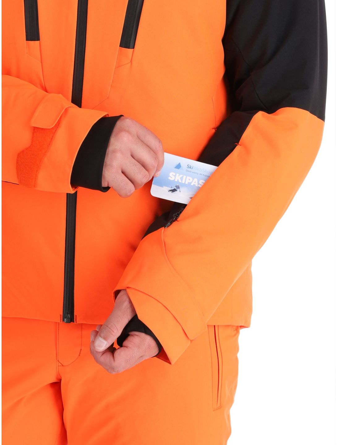 Descente, M-GK80 veste de ski hommes Momiji Orange orange 