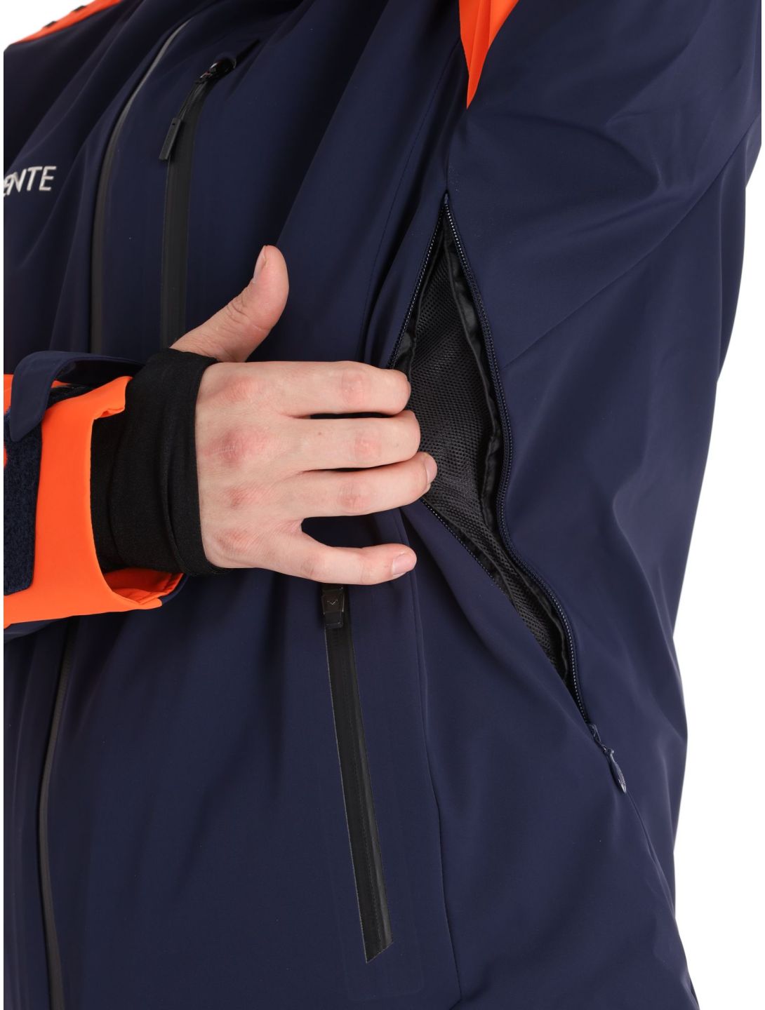 Descente, Paddy veste de ski hommes Dark Night bleu, orange 