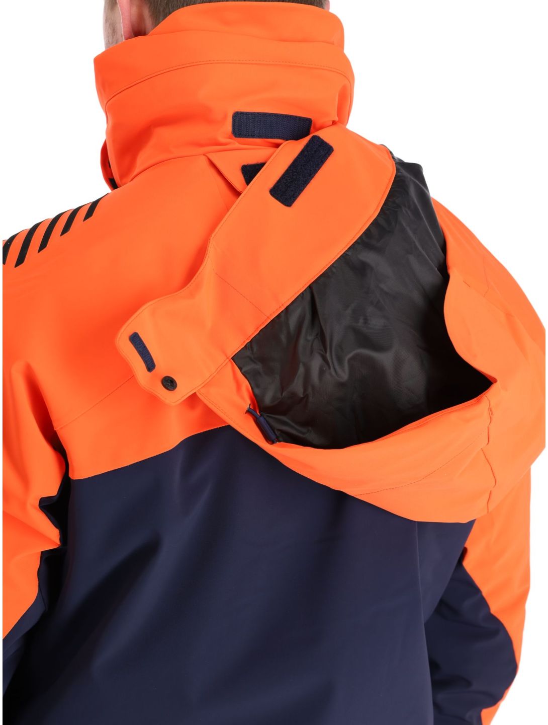 Descente, Paddy veste de ski hommes Dark Night bleu, orange 