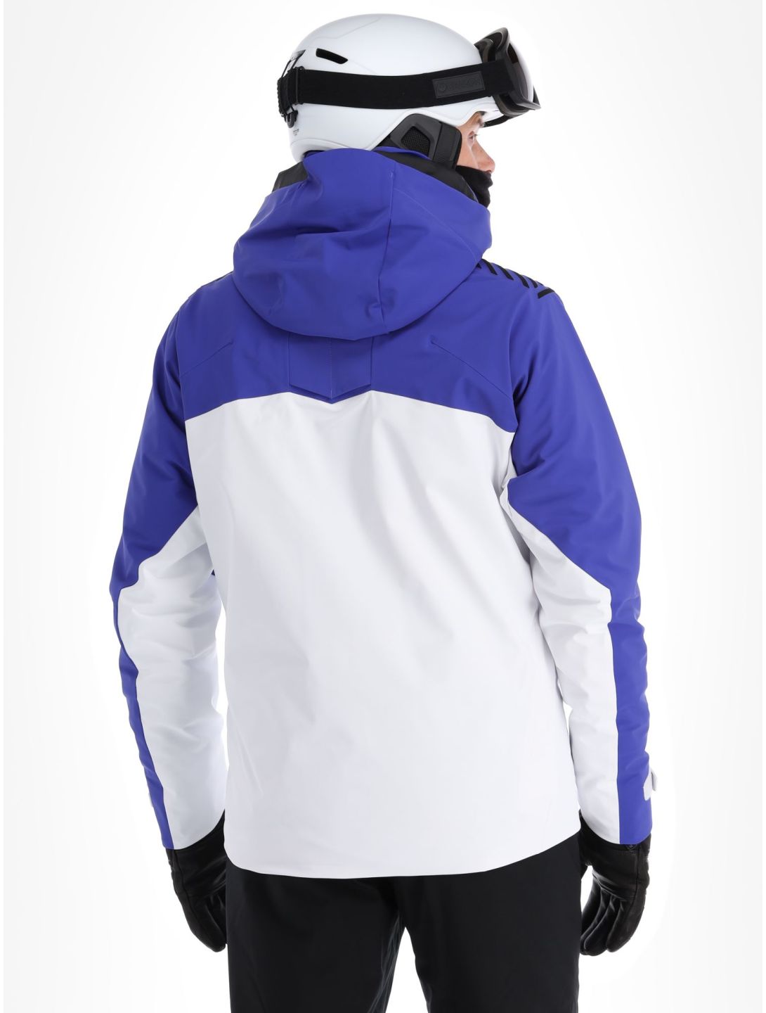 Descente, Paddy veste de ski hommes Super White blanc, bleu 