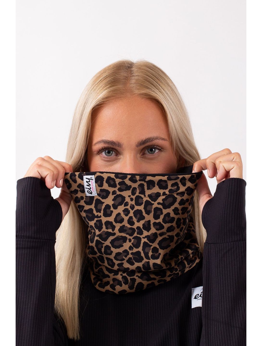 Eivy, Colder Neckwarmer foulard femmes Leopard brun 