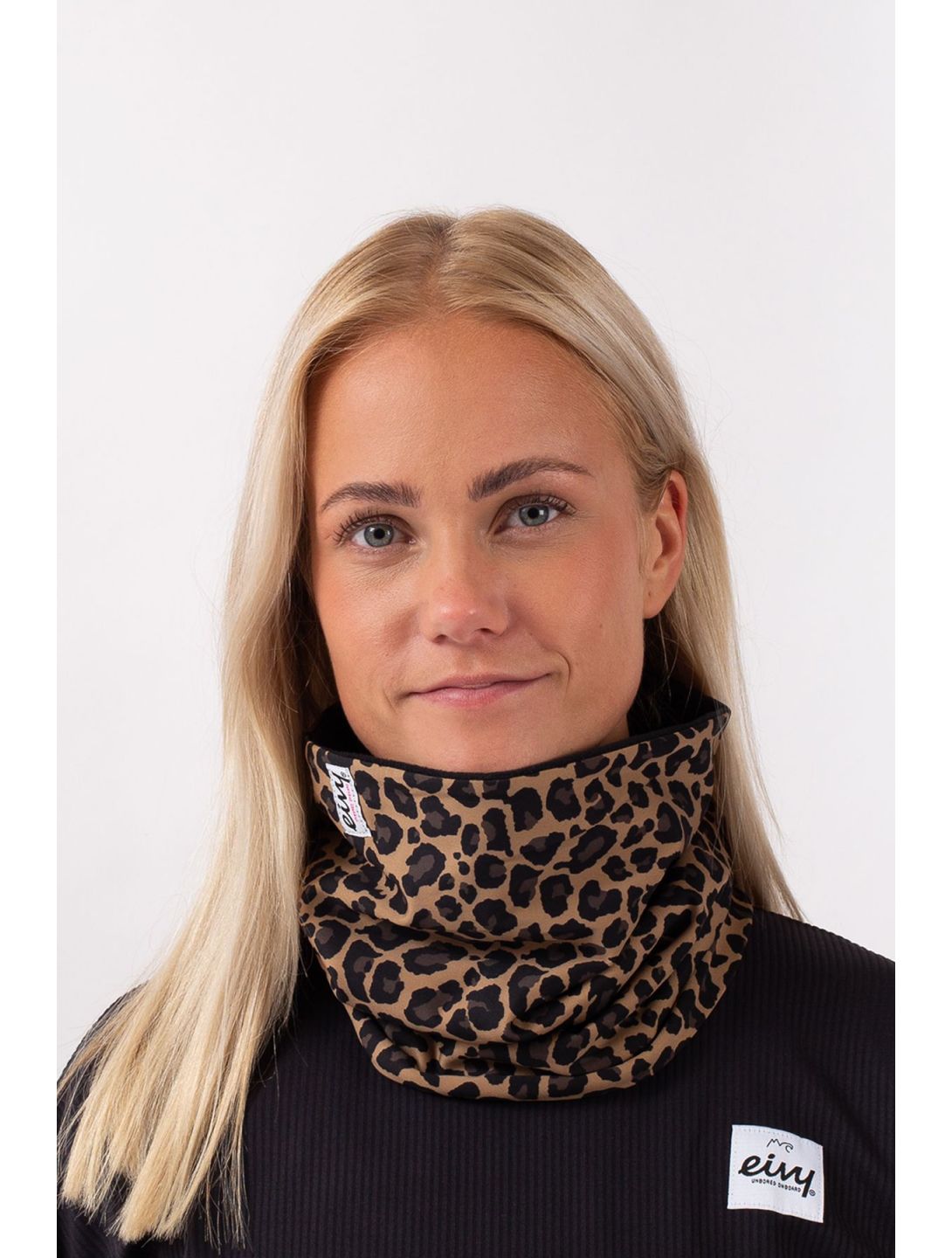 Eivy, Colder Neckwarmer foulard femmes Leopard brun 