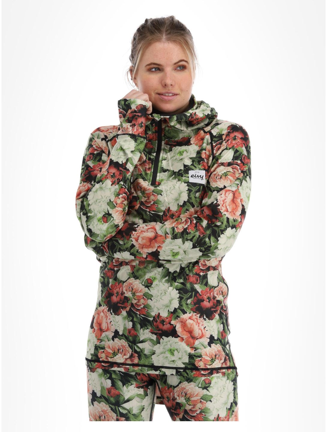 Eivy, Icecold Zip Hood pull de ski femmes Autumn Bloom multicolore 