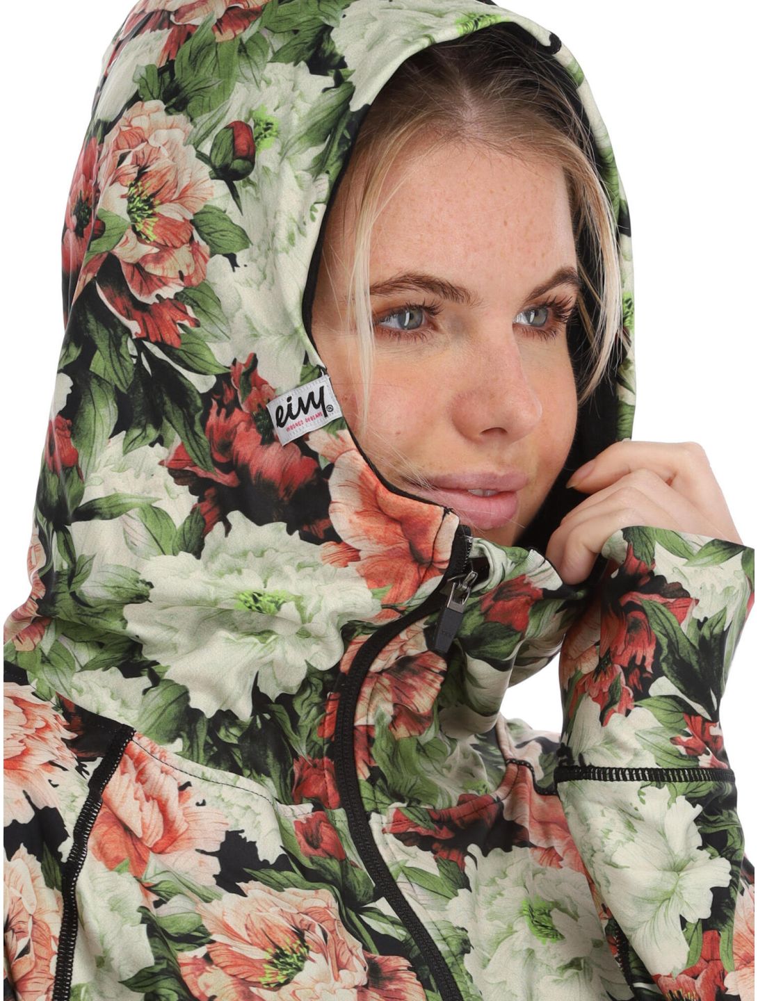 Eivy, Icecold Zip Hood pull de ski femmes Autumn Bloom multicolore 