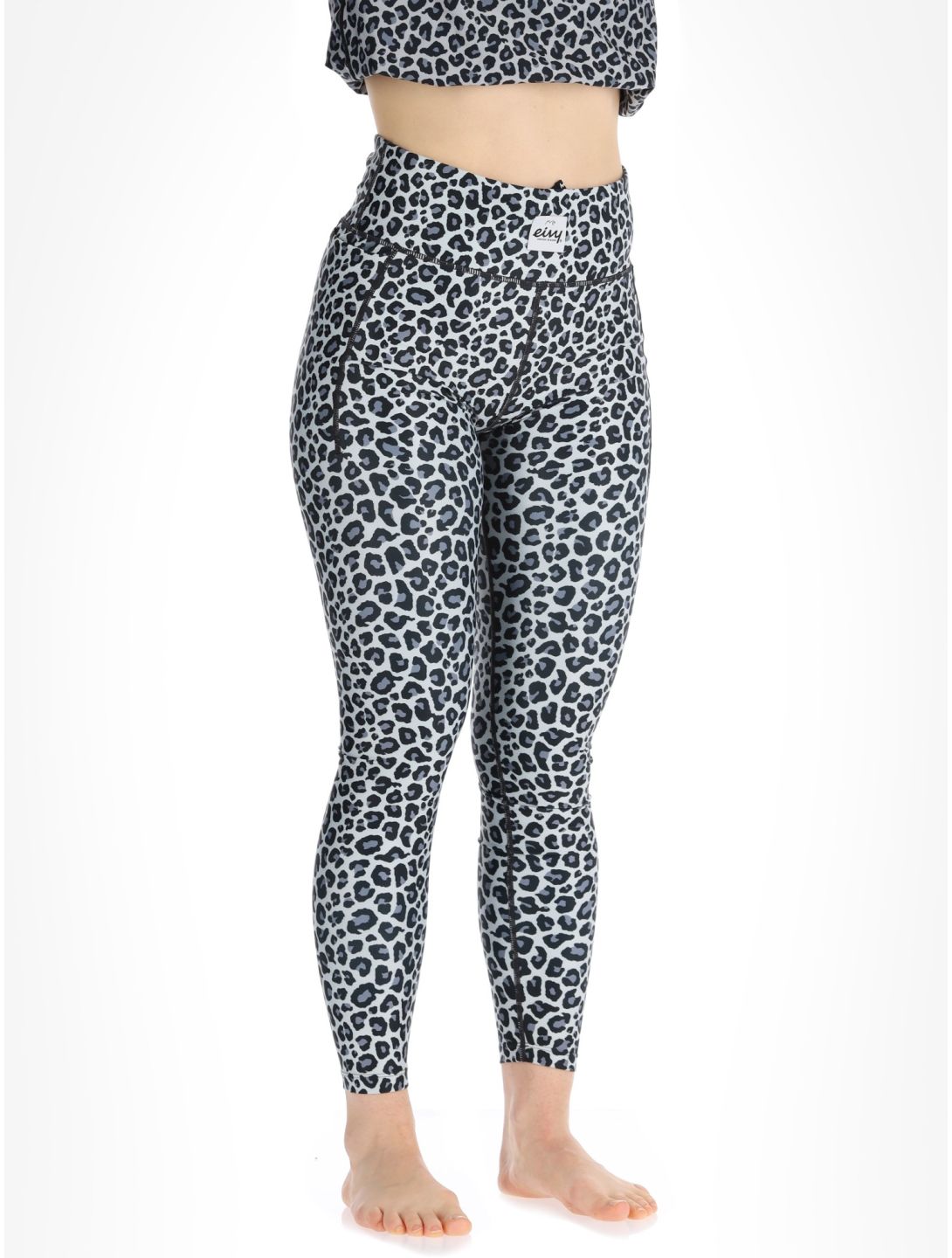 Eivy, Pocket pantalon thermique femmes Snow Leopard blanc 