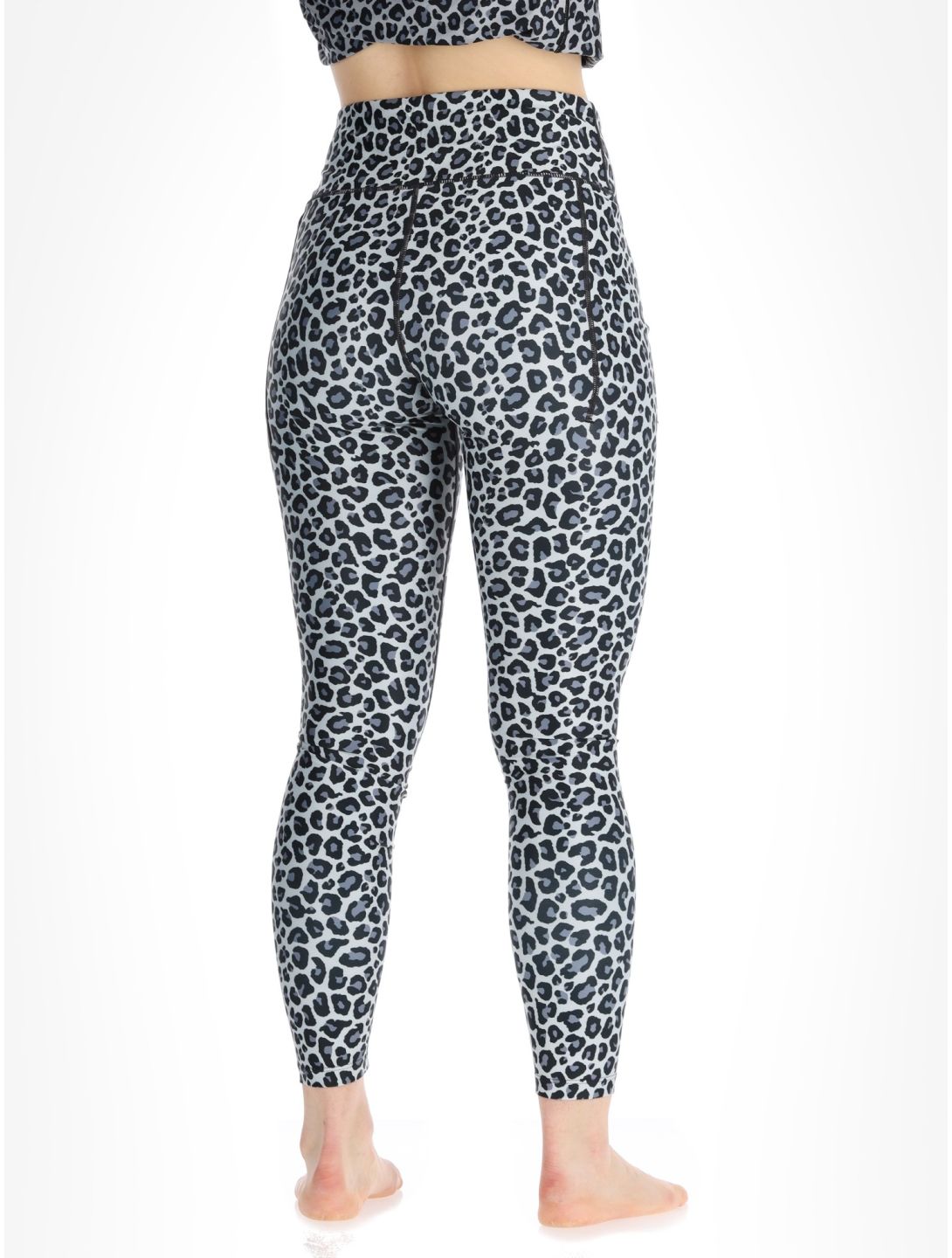 Eivy, Pocket pantalon thermique femmes Snow Leopard blanc 