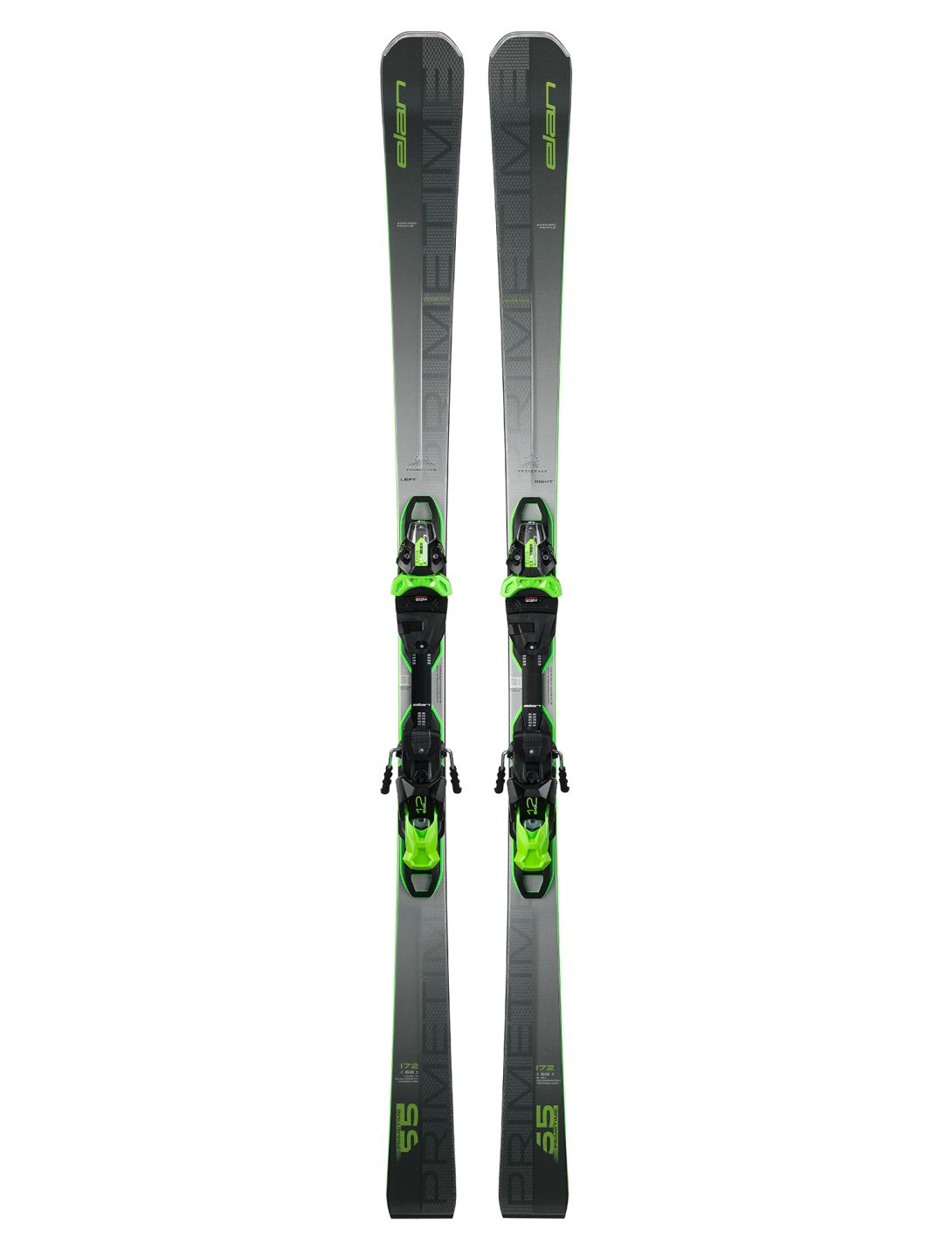 Elan, Elan Primetime 55 FusionX (2024-2025) skis unisexe Black / Green 