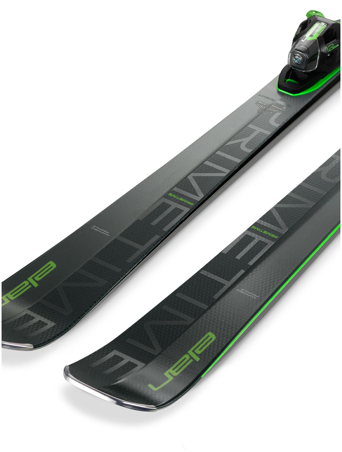 Elan, Elan Primetime 55 FusionX (2024-2025) skis unisexe Black / Green 