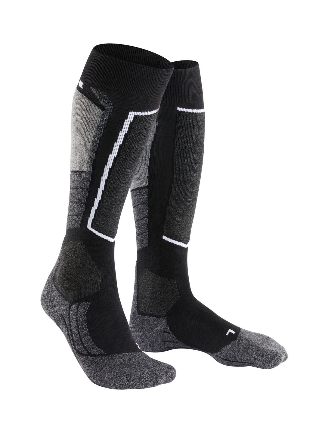 Falke, SK2 Intermediate chaussettes de ski femmes Black Mix gris, noir 