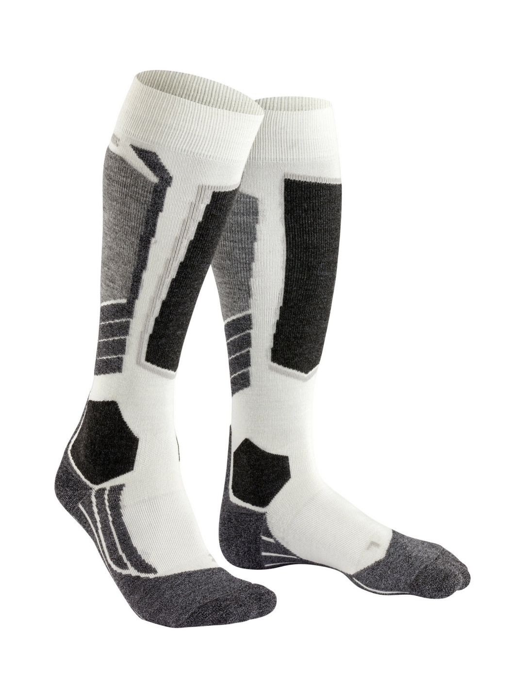 Falke, SK2 Intermediate chaussettes de ski femmes Off White blanc 