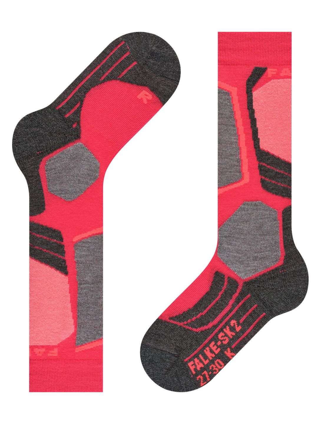 Falke, SK2 Intermediate chaussettes de ski enfants Rose rose 