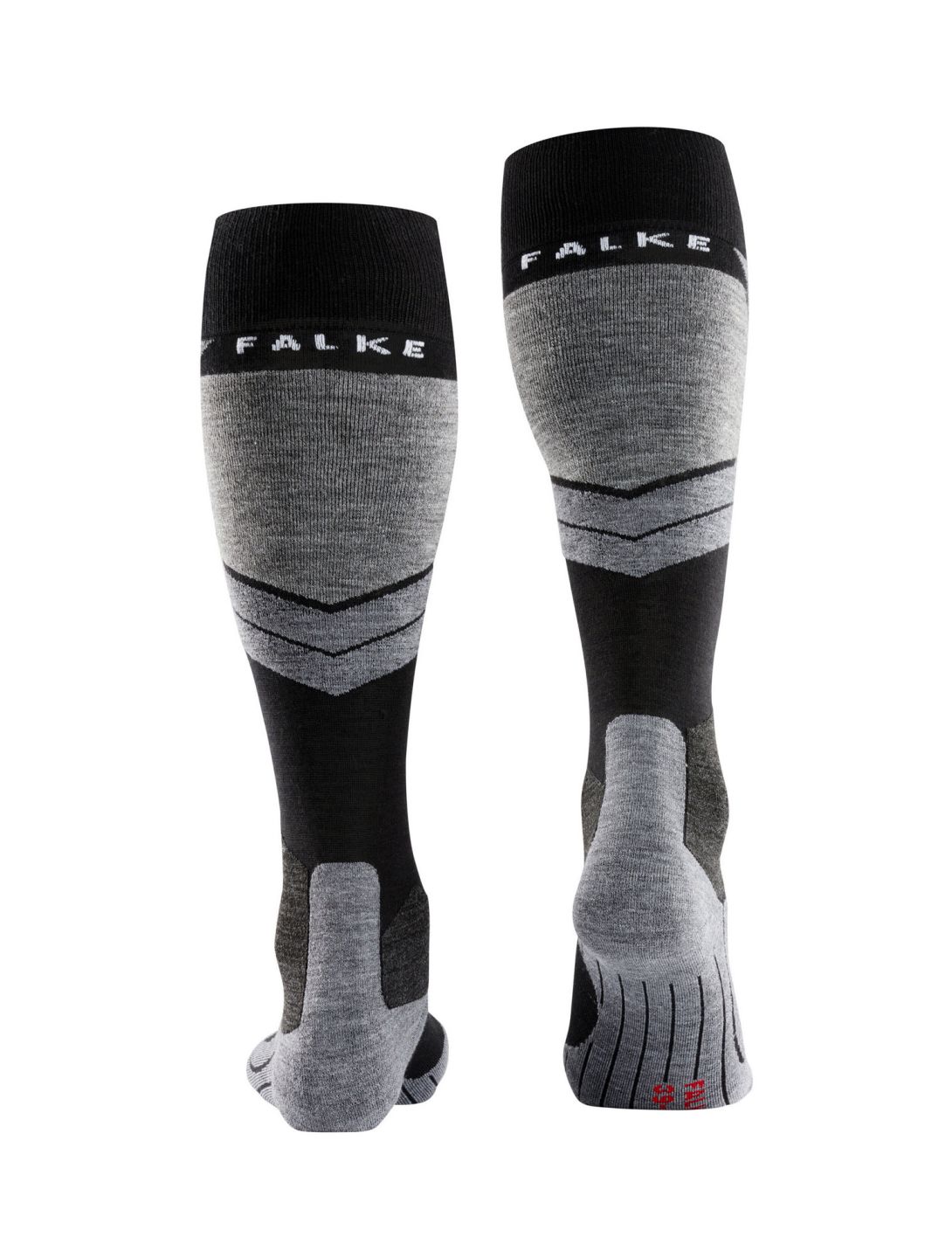 Falke, SK4 Advanced chaussettes de ski hommes Black Mix gris, noir 