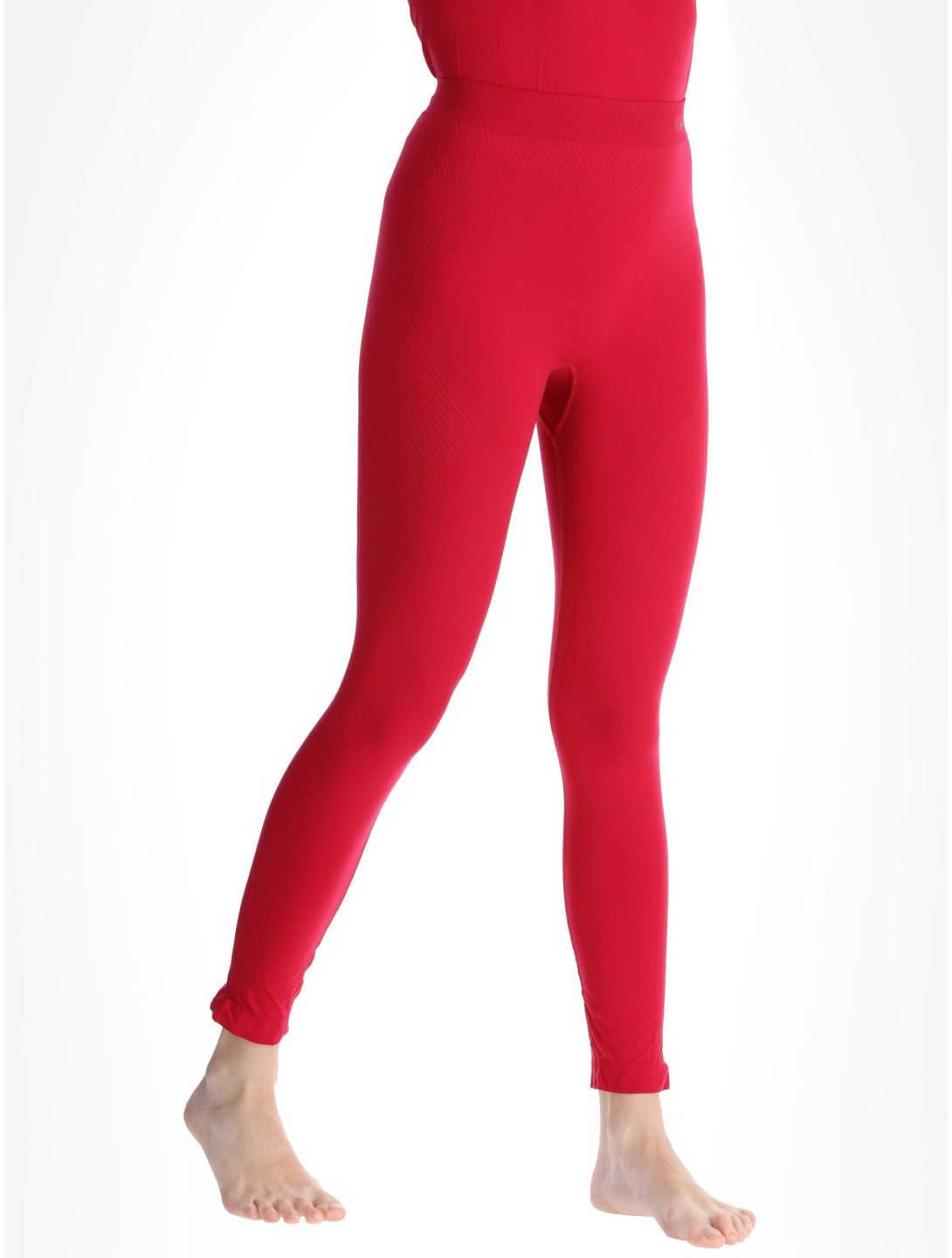 Falke, Long Tights pantalon thermique femmes Red rouge 