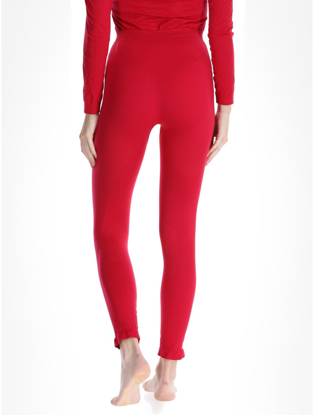 Falke, Long Tights pantalon thermique femmes Red rouge 