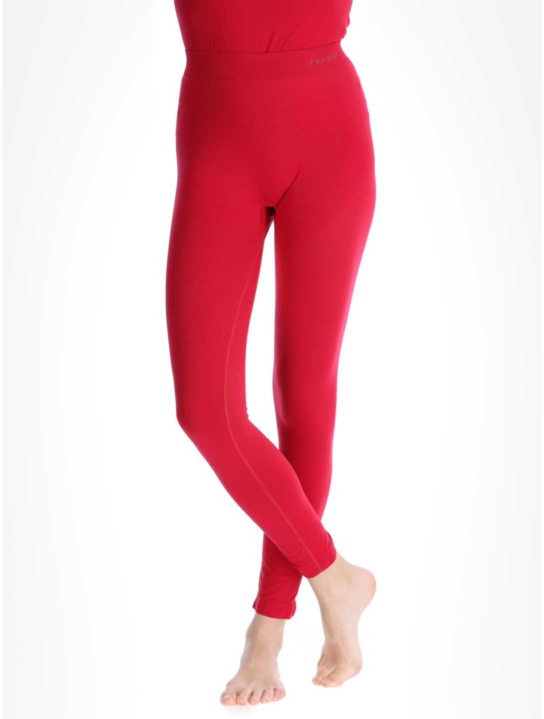 Falke, Long Tights pantalon thermique femmes Red rouge 