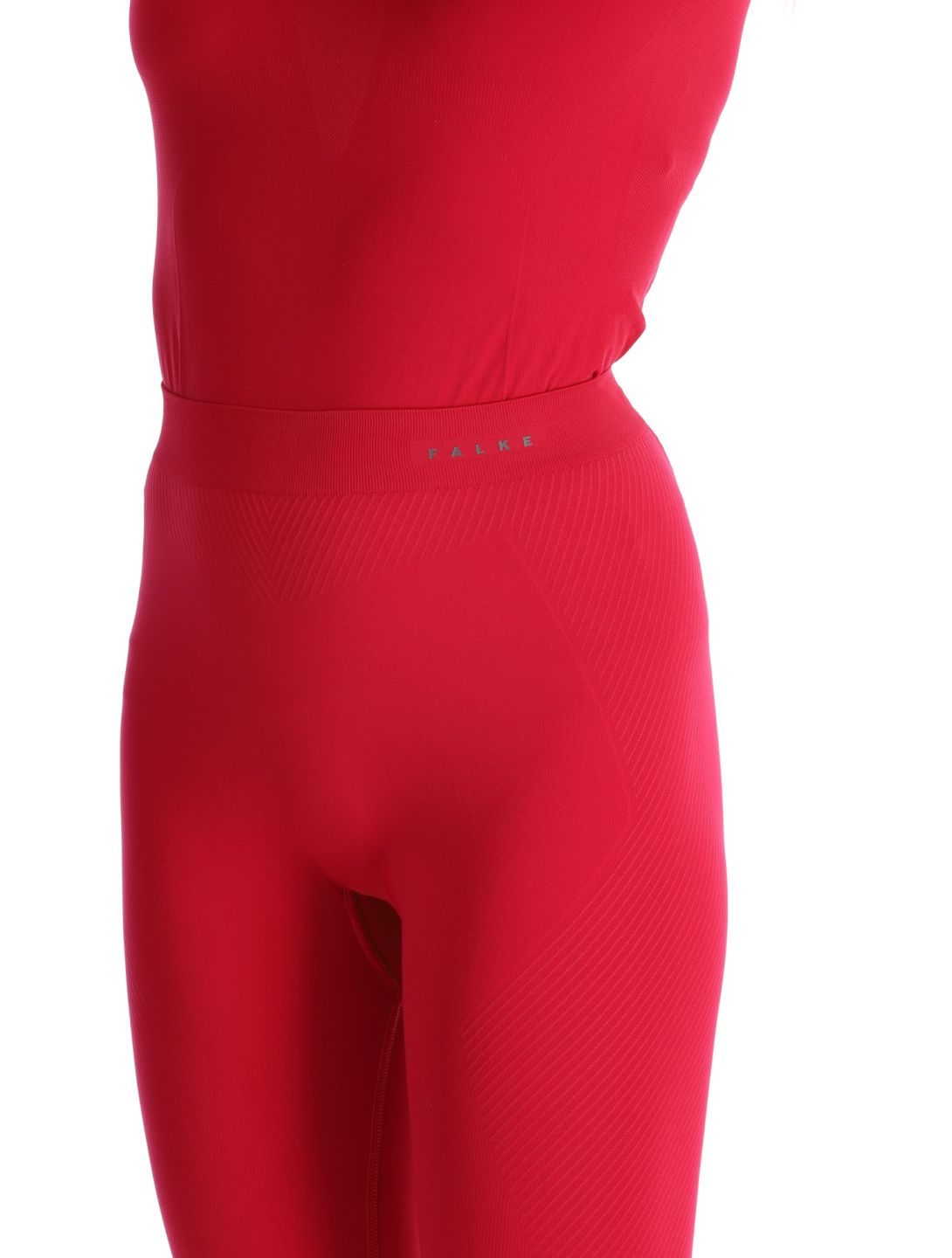 Falke, Long Tights pantalon thermique femmes Red rouge 