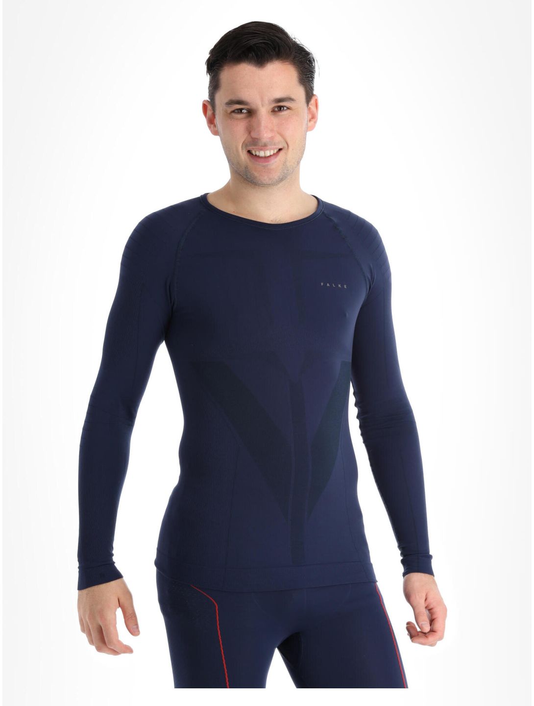 Falke, Longsleeved Shirt Tight chemise thermo hommes Space Blue bleu 