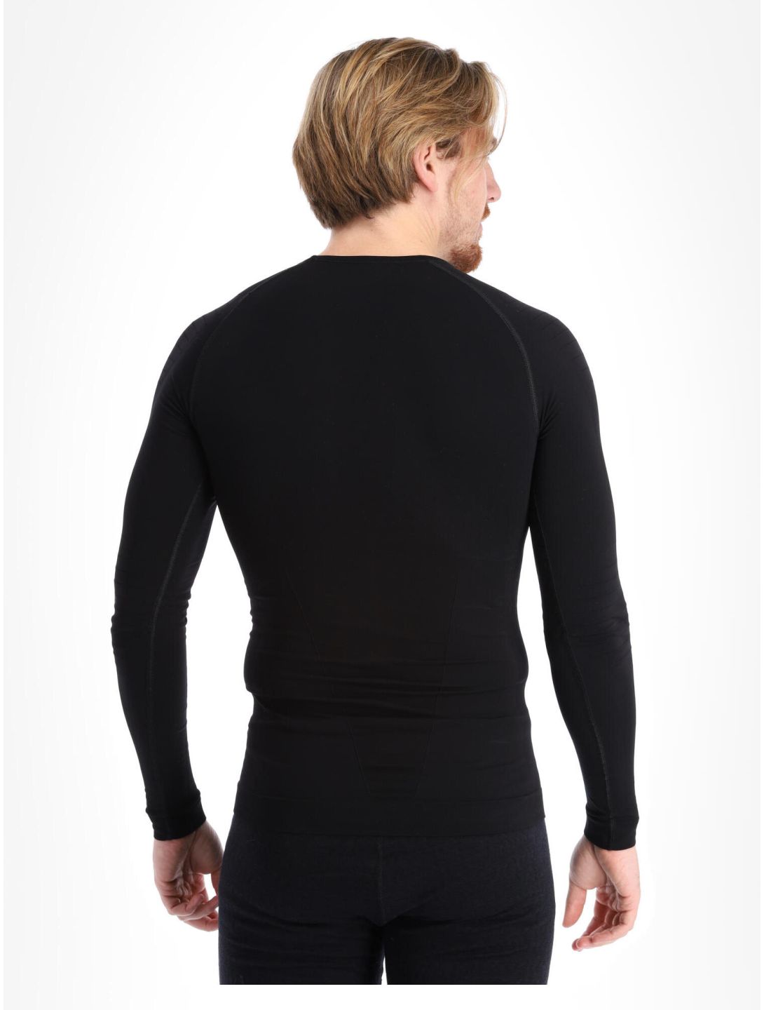 Falke, Longsleeved Shirt Tight chemise thermo hommes Black noir 