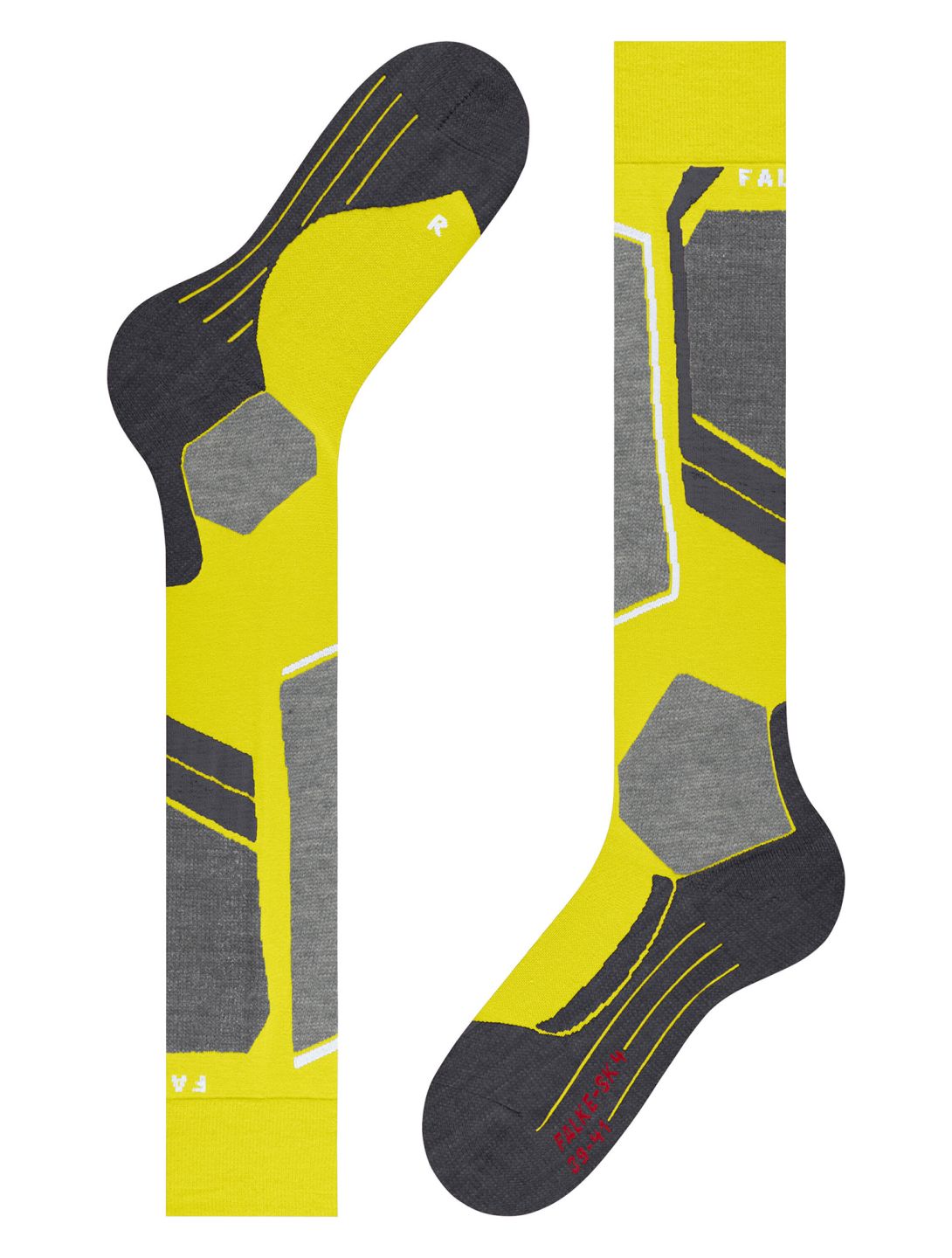 Falke, SK4 Advanced chaussettes de ski hommes Sulfur jaune 