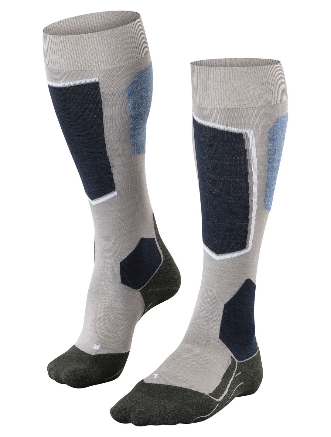 Falke, SK6 Pro chaussettes de ski femmes M. Grey Melange gris 