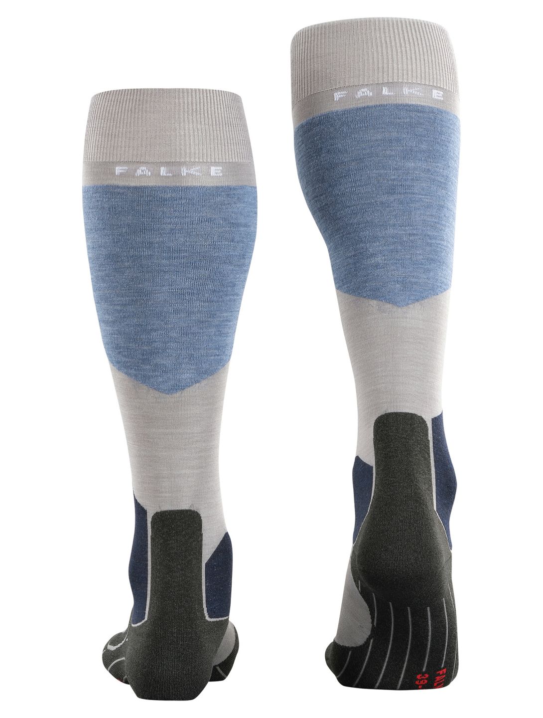 Falke, SK6 Pro chaussettes de ski femmes M. Grey Melange gris 