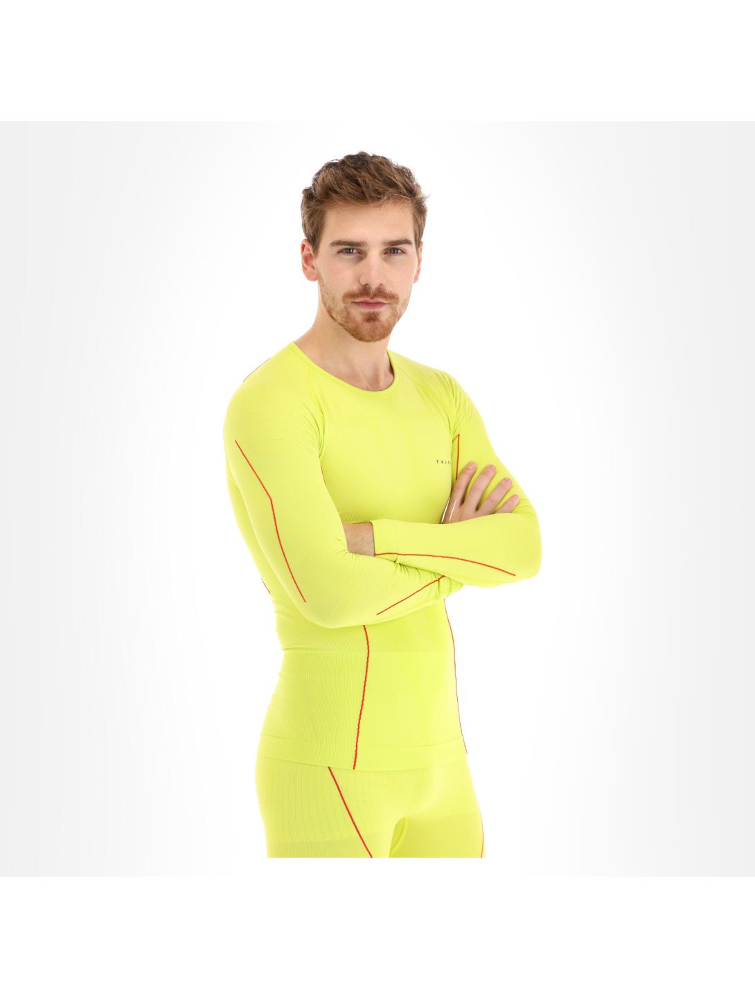 Falke, W Longsl. T M chemise thermo hommes bright jaune 