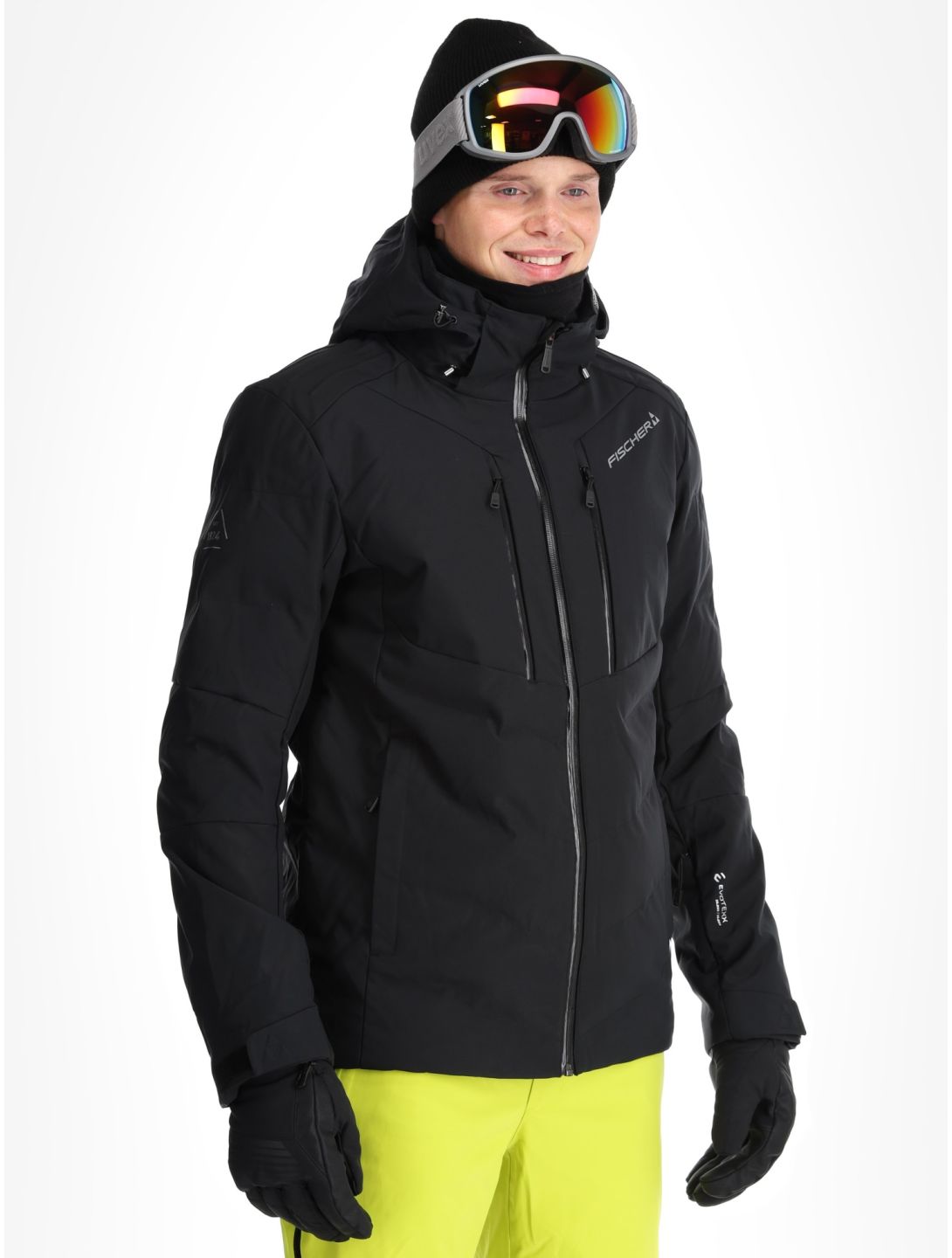 Fischer, Anniversary veste de ski hommes Black noir 