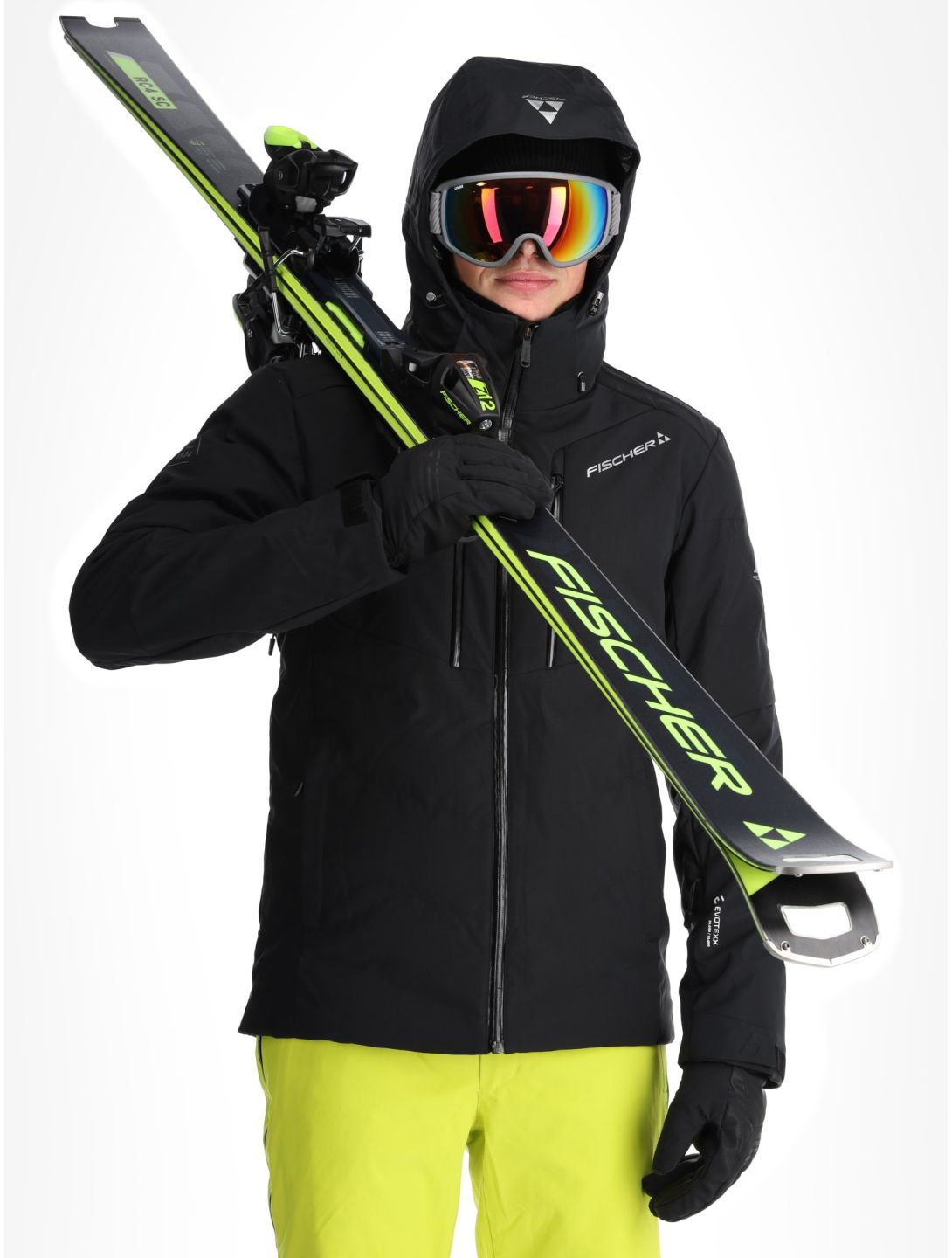 Fischer, Anniversary veste de ski hommes Black noir 