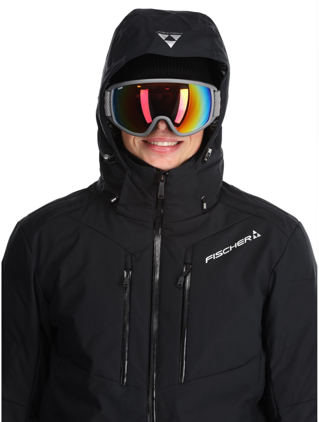 Fischer, Anniversary veste de ski hommes Black noir 