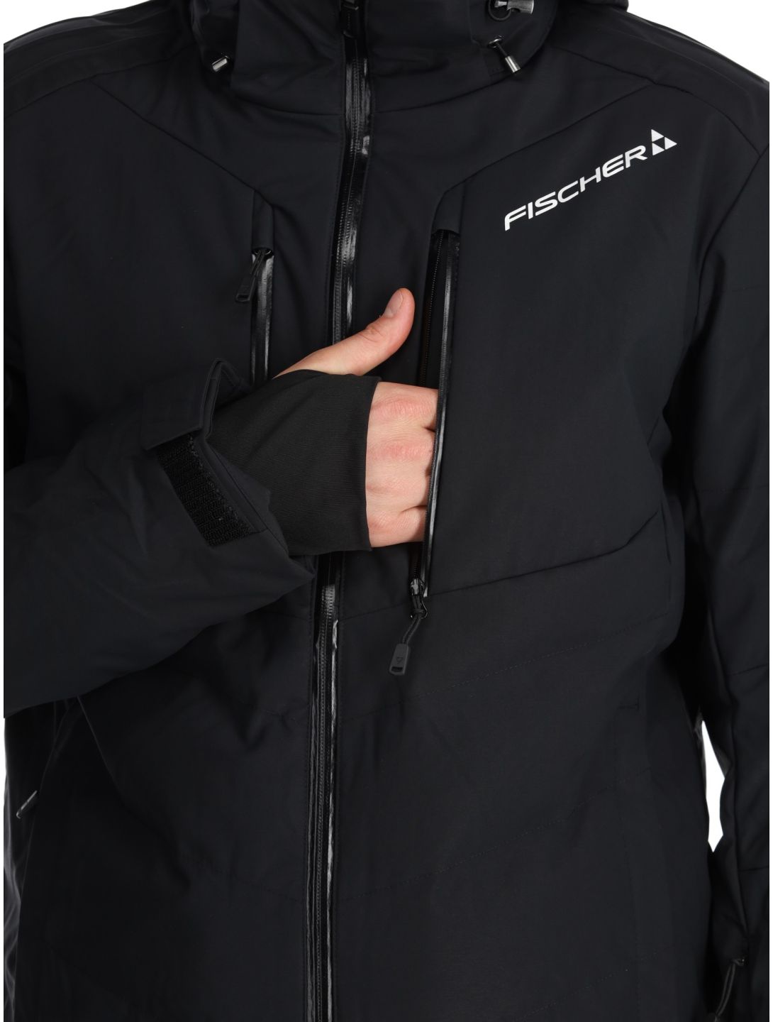 Fischer, Anniversary veste de ski hommes Black noir 