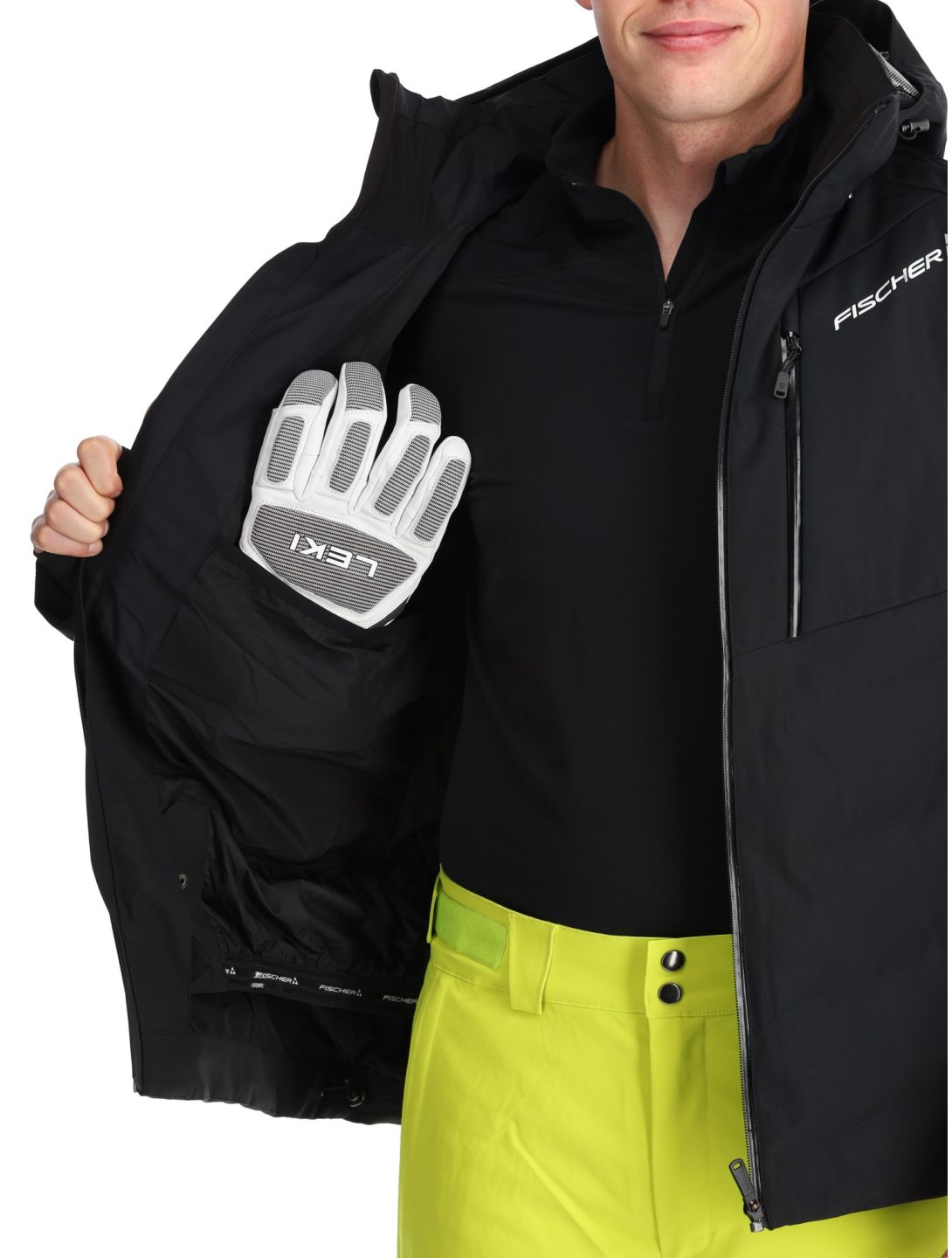 Fischer, Anniversary veste de ski hommes Black noir 