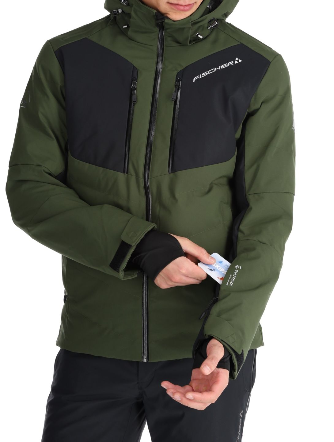 Fischer, Anniversary veste de ski hommes R.Green-R.Green-Black 