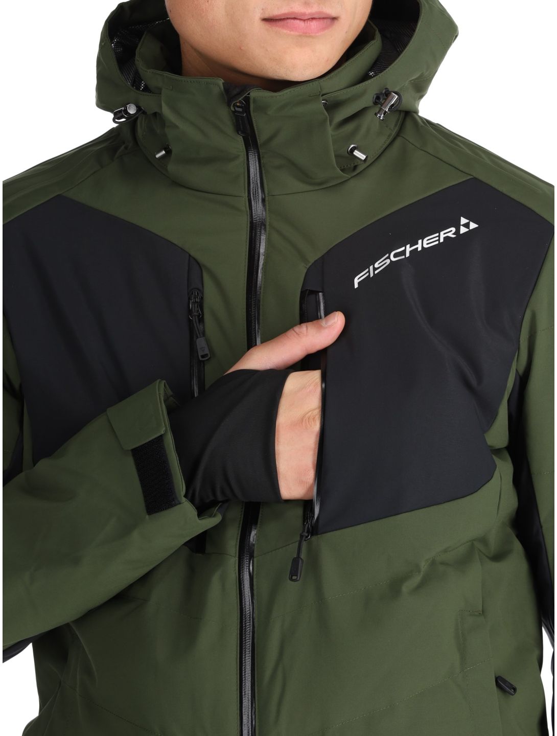 Fischer, Anniversary veste de ski hommes R.Green-R.Green-Black 