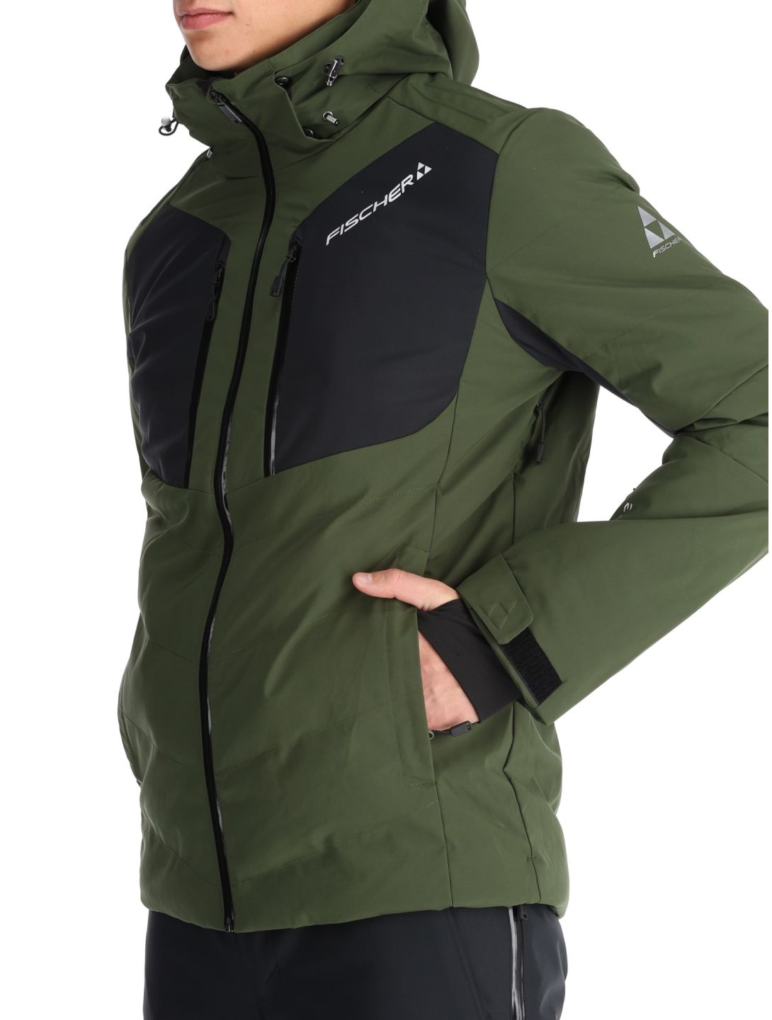 Fischer, Anniversary veste de ski hommes R.Green-R.Green-Black 