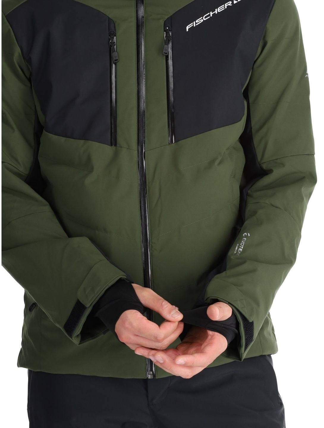 Fischer, Anniversary veste de ski hommes R.Green-R.Green-Black 