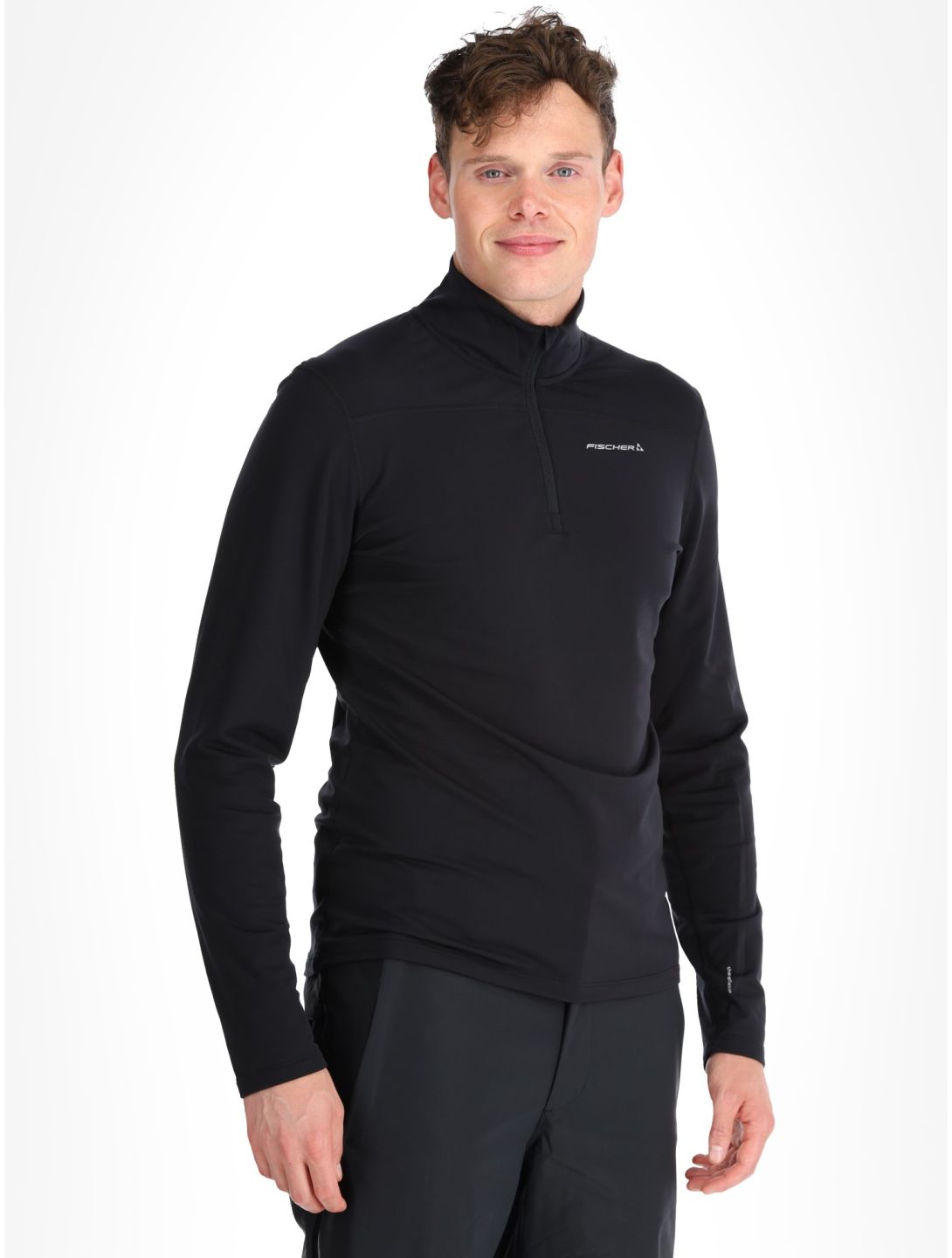 Fischer, Base Pro pull de ski hommes Black noir 