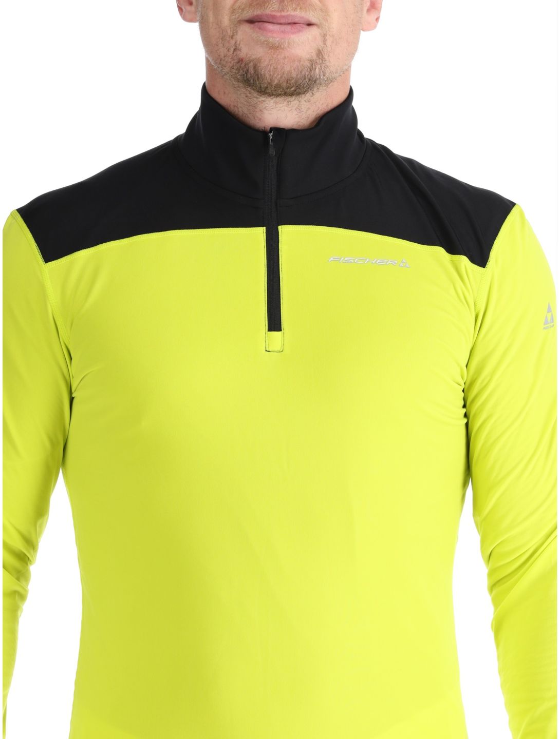 Fischer, Base Pro pull de ski hommes Yellow F-Yellow F-Black 