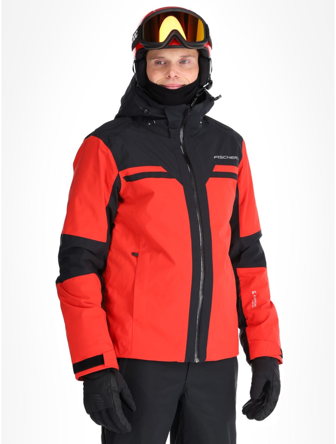 Fischer, Cascade veste de ski hommes C.Red-C.Red-Black 