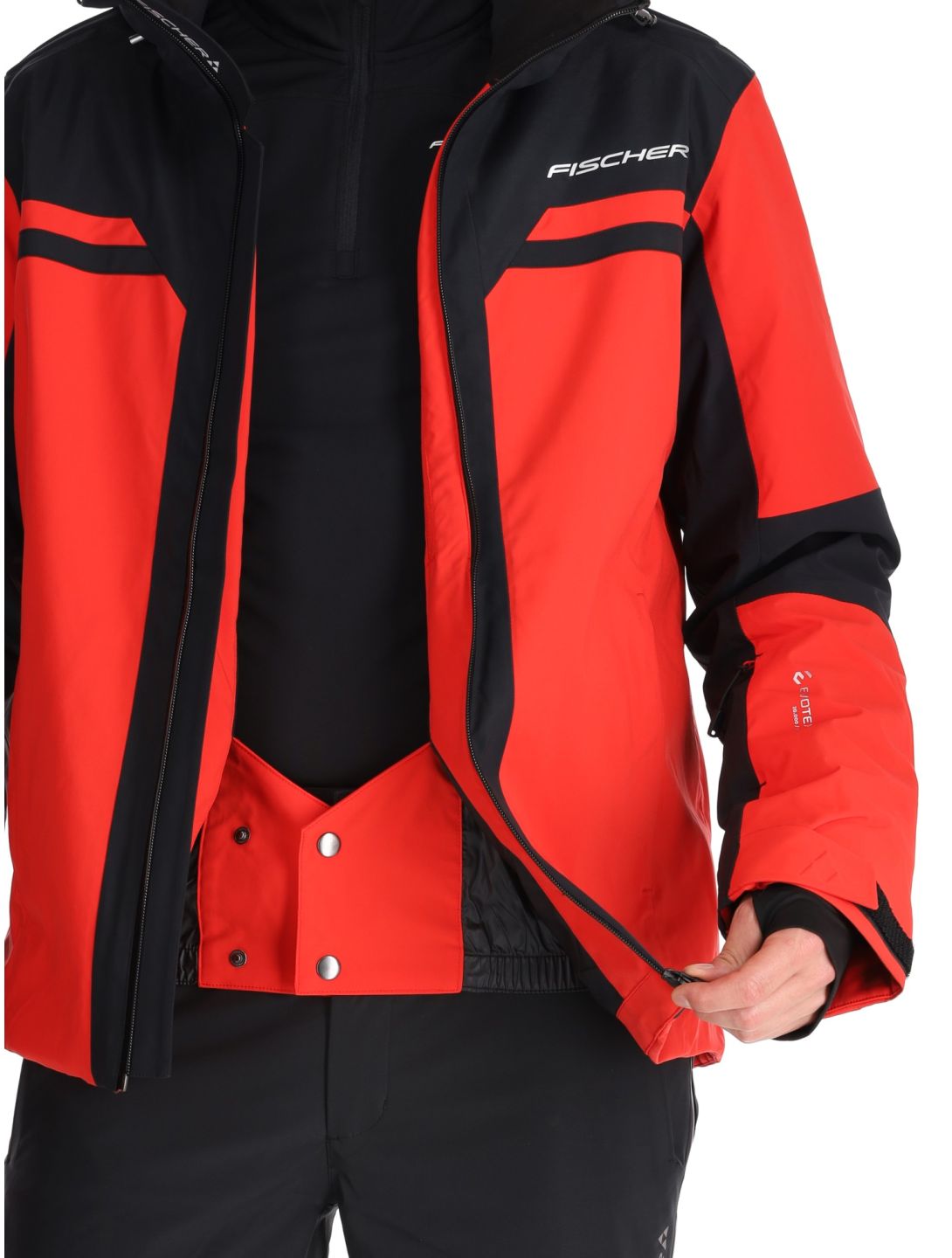 Fischer, Cascade veste de ski hommes C.Red-C.Red-Black 