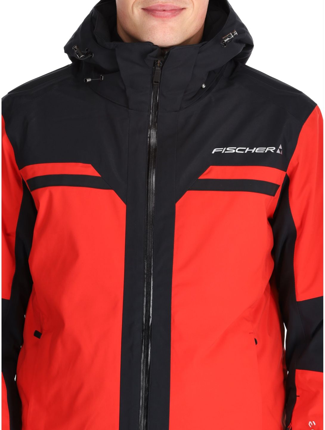 Fischer, Cascade veste de ski hommes C.Red-C.Red-Black 