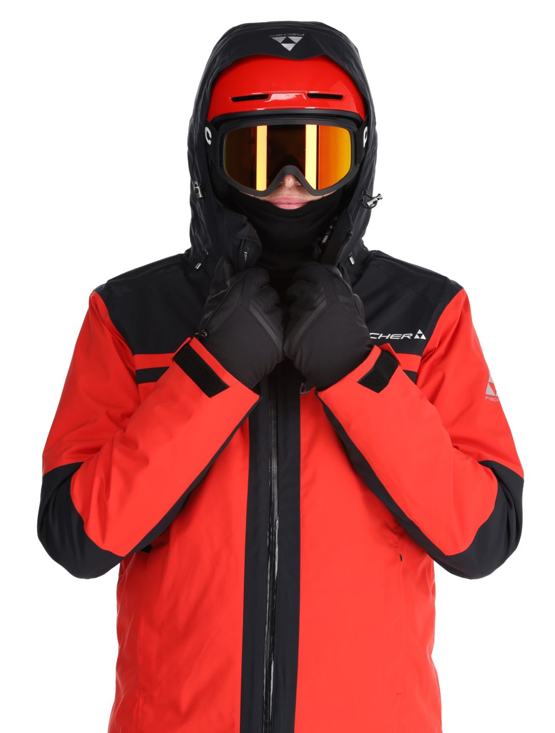 Fischer, Cascade veste de ski hommes C.Red-C.Red-Black 