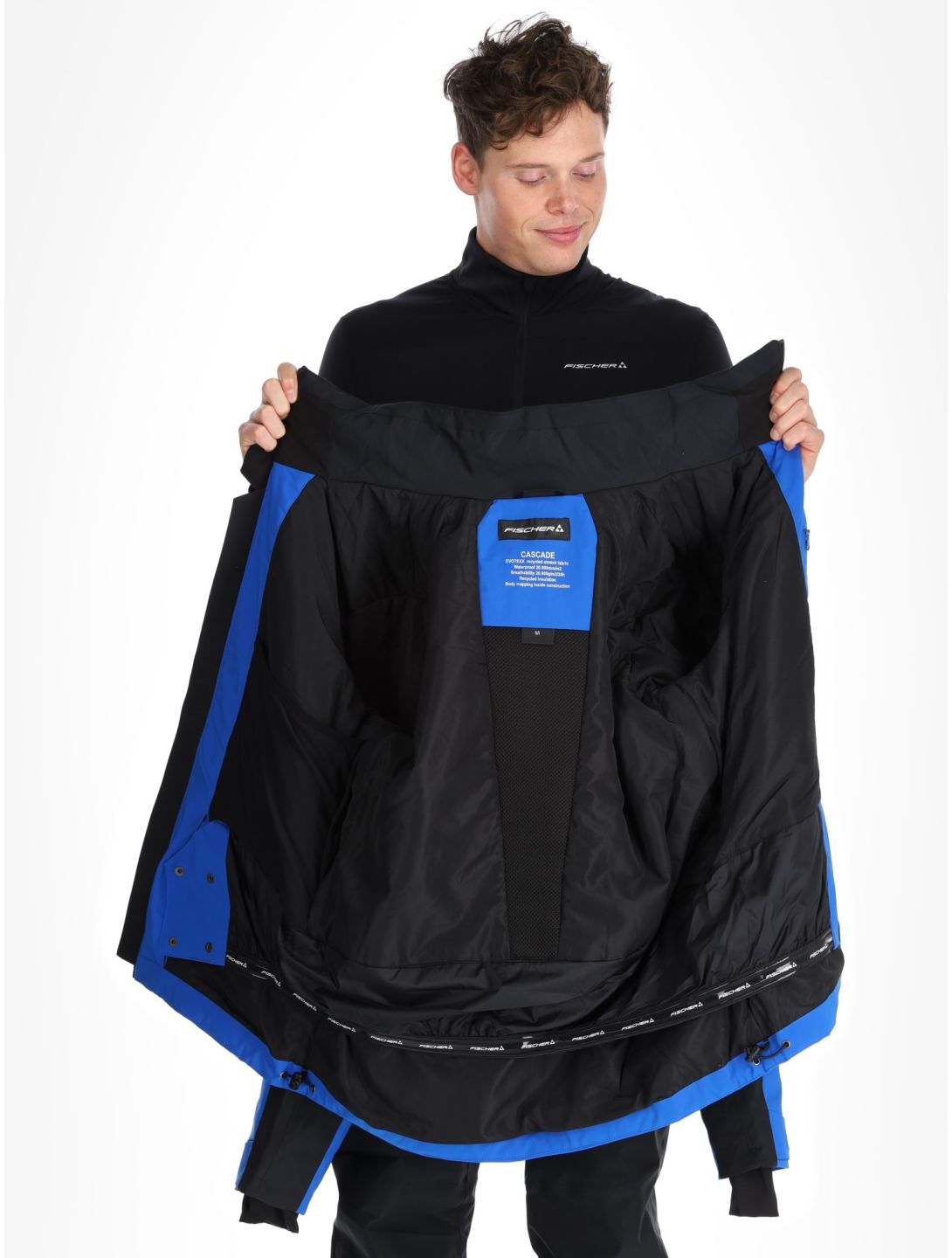 Fischer, Cascade veste de ski hommes O.Blue-O.Blue-Black 