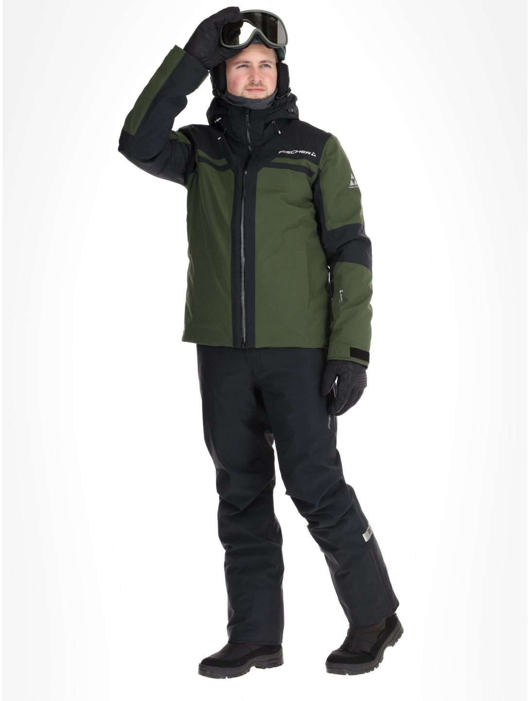 Fischer, Cascade veste de ski hommes R.Green-R.Green-Black 